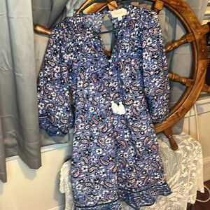 Dress sundress blue short